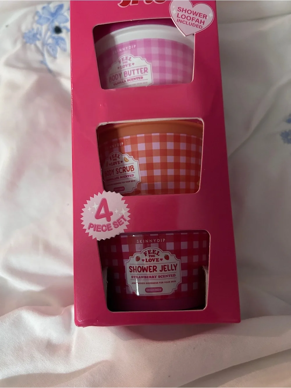 Skinnydip Feel The Love Body Care Trio - Pink